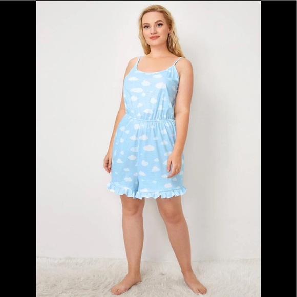 Plus..Cami style Romper - Picture 6 of 6